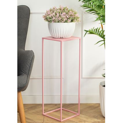 Soporte para flores 70x24 cm rosa