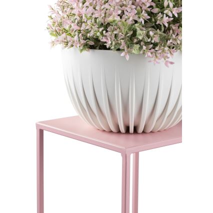 Soporte para flores 70x24 cm rosa