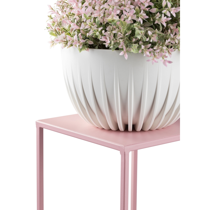 Soporte para flores 70x24 cm rosa