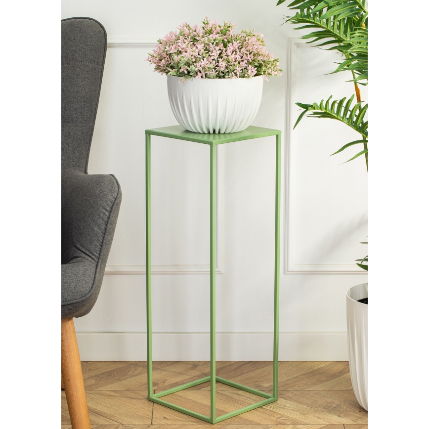 Soporte para flores 70x24 cm verde oscuro