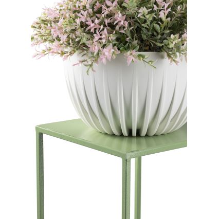 Soporte para flores 70x24 cm verde oscuro