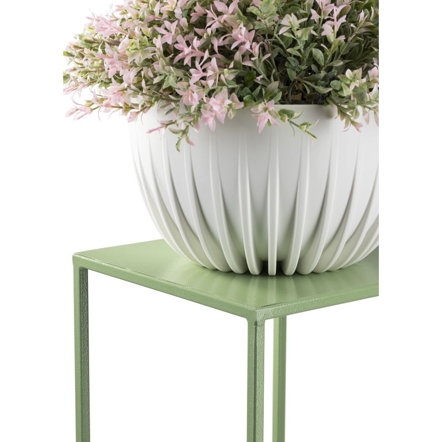 Soporte para flores 70x24 cm verde oscuro