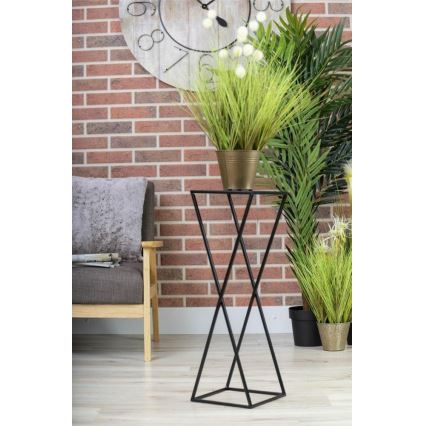 Soporte para flores 70x24 negro