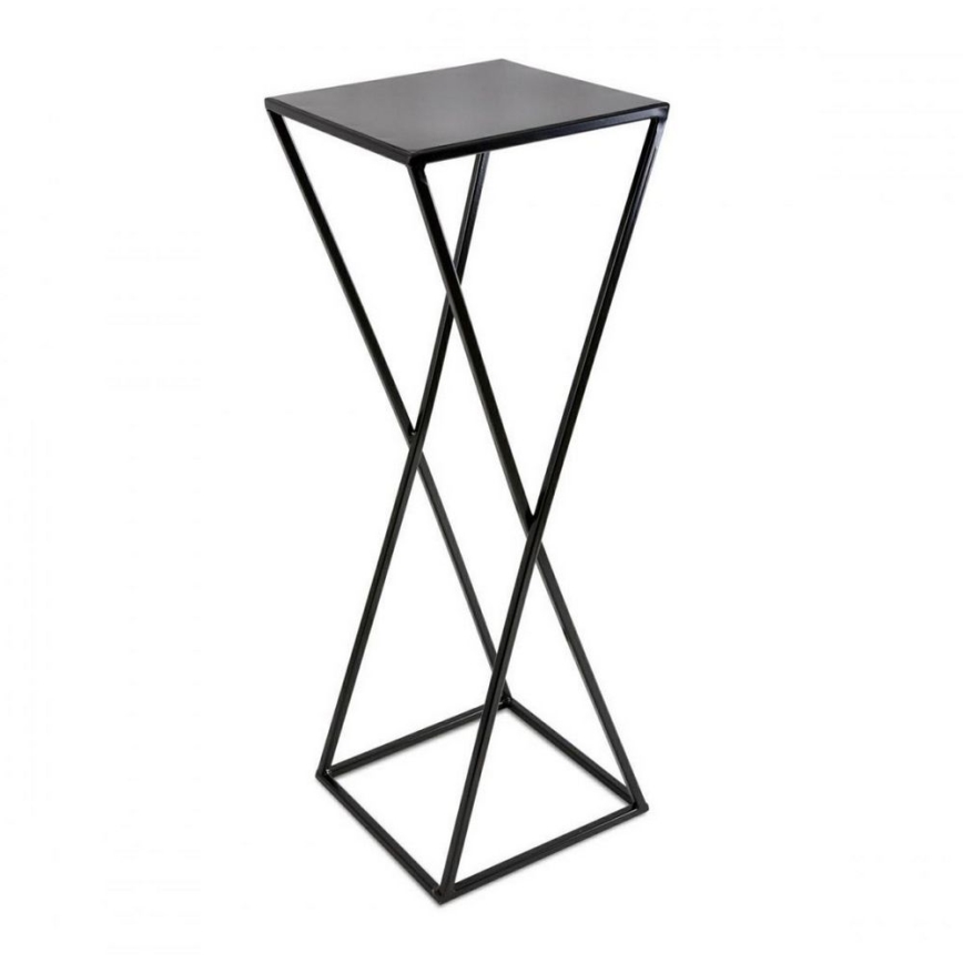 Soporte para flores 70x24 negro