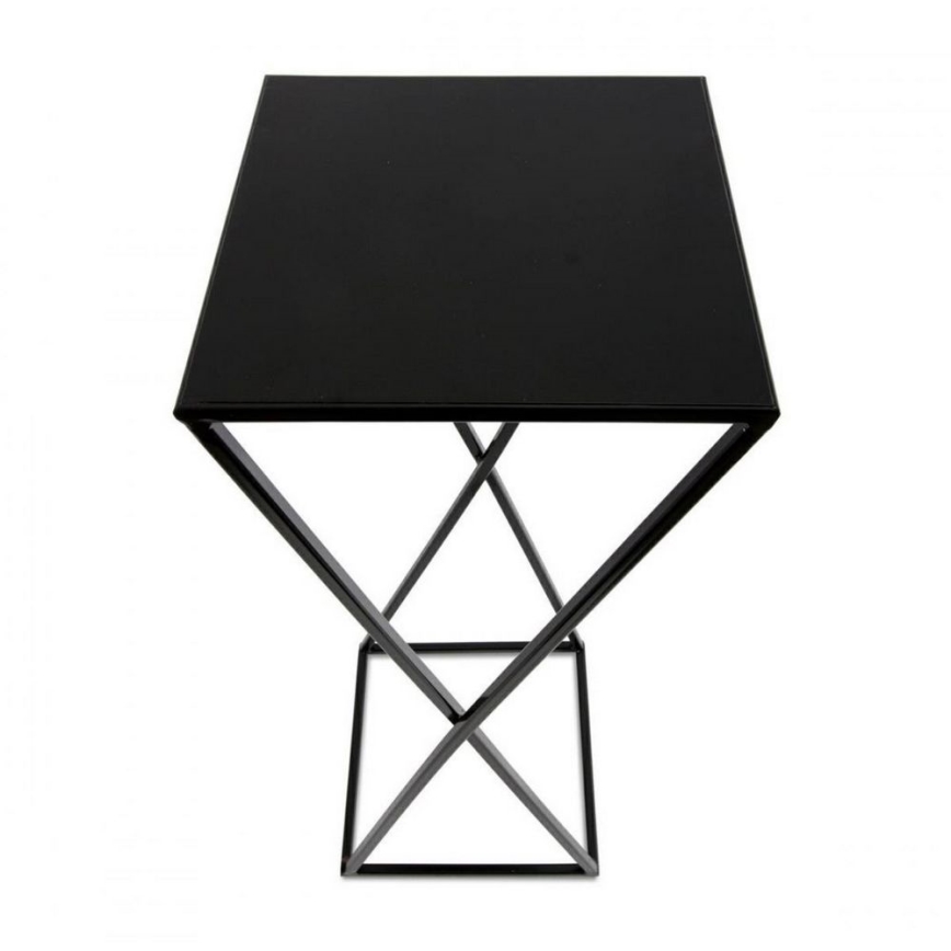 Soporte para flores 70x24 negro