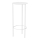Soporte para flores 70x32 cm blanco