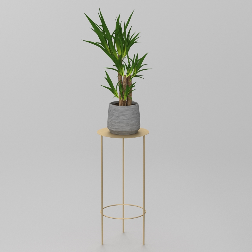 Soporte para flores 70x32 cm dorado