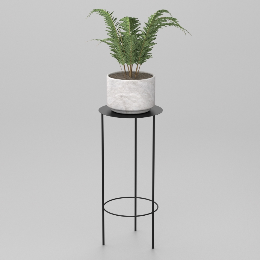 Soporte para flores 70x32 cm negro