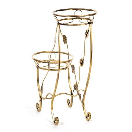 Soporte para flores 70x50 cm dorado