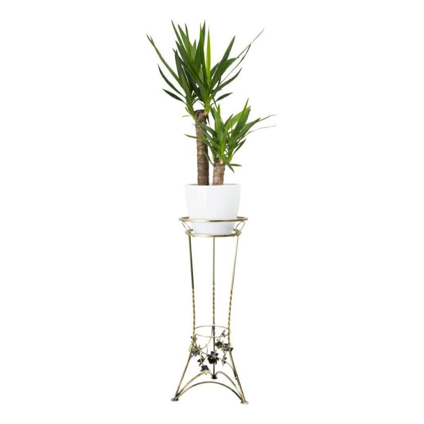 Soporte para flores 72x28 cm dorado
