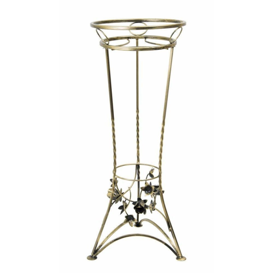 Soporte para flores 72x28 cm dorado