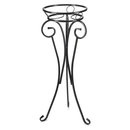 Soporte para flores 74x34 cm negro