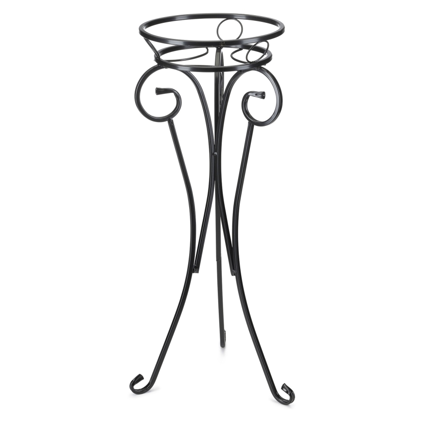 Soporte para flores 74x34 cm negro