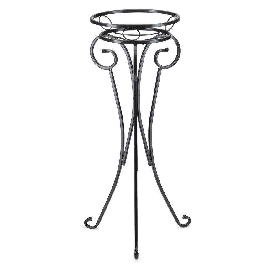Soporte para flores 74x34 cm negro