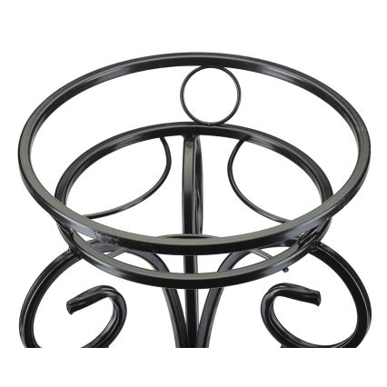Soporte para flores 74x34 cm negro