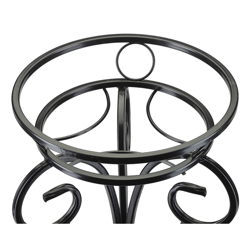 Soporte para flores 74x34 cm negro