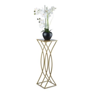 Soporte para flores 75x23 cm dorado