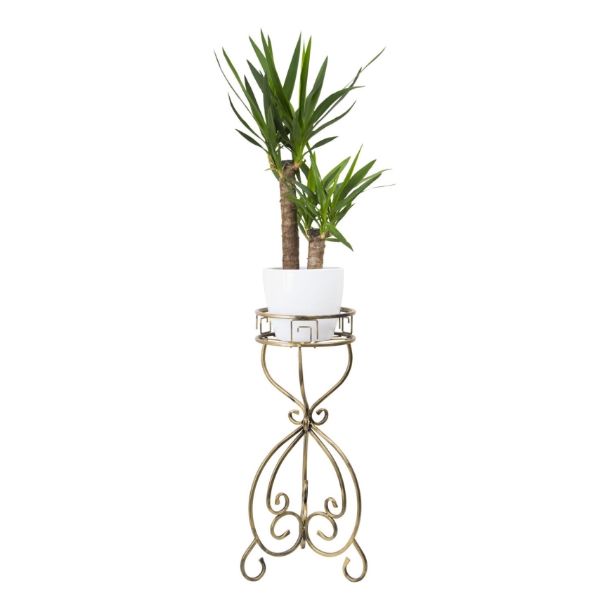 Soporte para flores 76x32 cm dorado