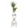 Soporte para flores 76x32 cm dorado