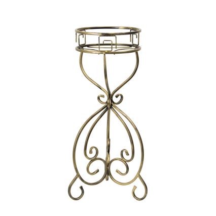 Soporte para flores 76x32 cm dorado