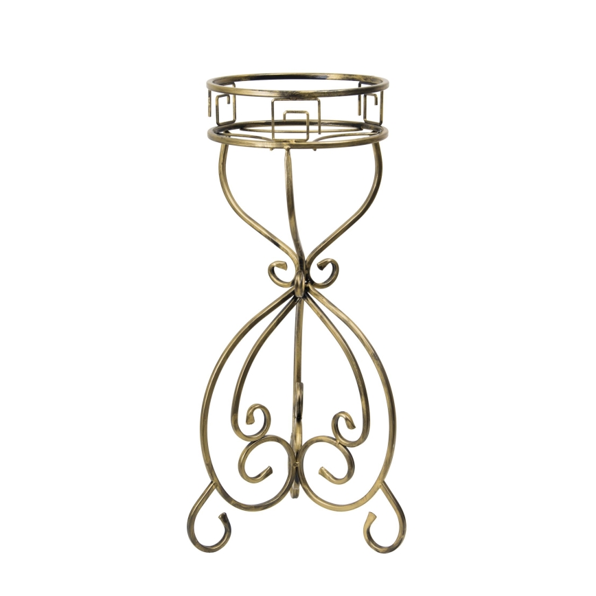 Soporte para flores 76x32 cm dorado