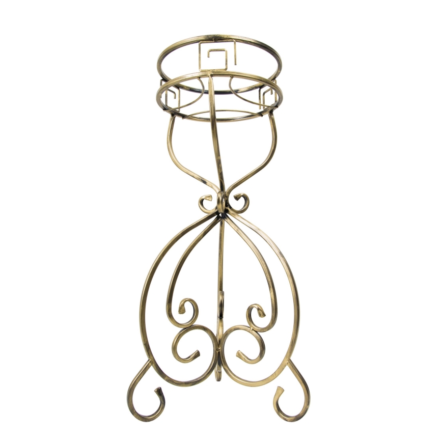 Soporte para flores 76x32 cm dorado