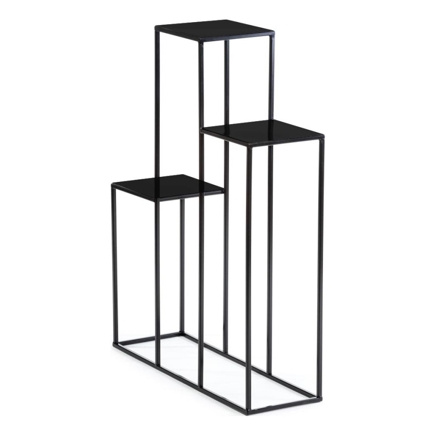 Soporte para flores 80x60 cm negro