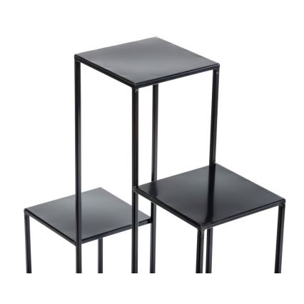 Soporte para flores 80x60 cm negro