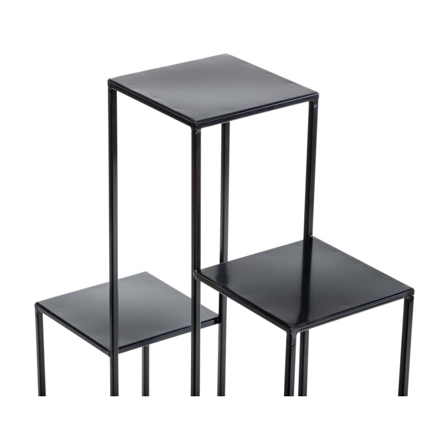 Soporte para flores 80x60 cm negro