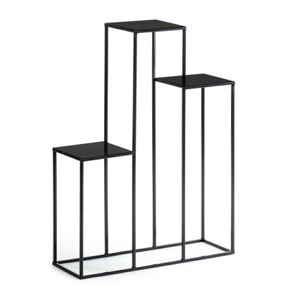 Soporte para flores 80x60 cm negro