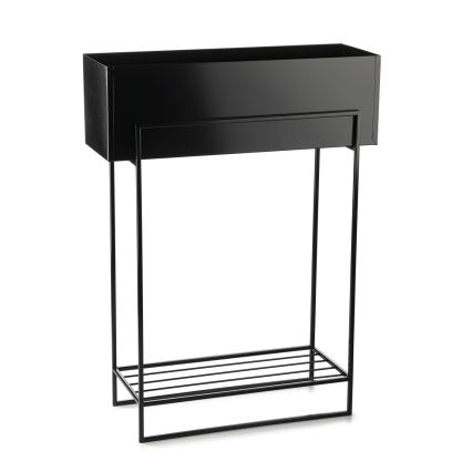 Soporte para flores 82x60 cm negro
