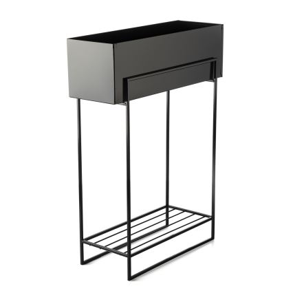 Soporte para flores 82x60 cm negro