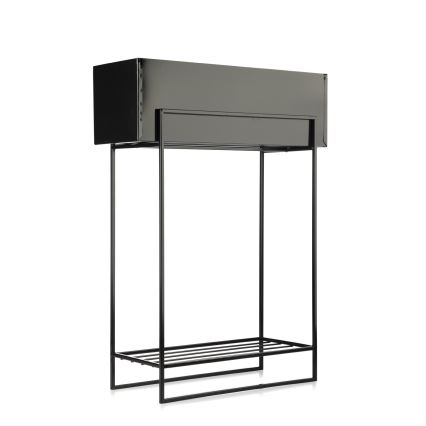 Soporte para flores 82x60 cm negro