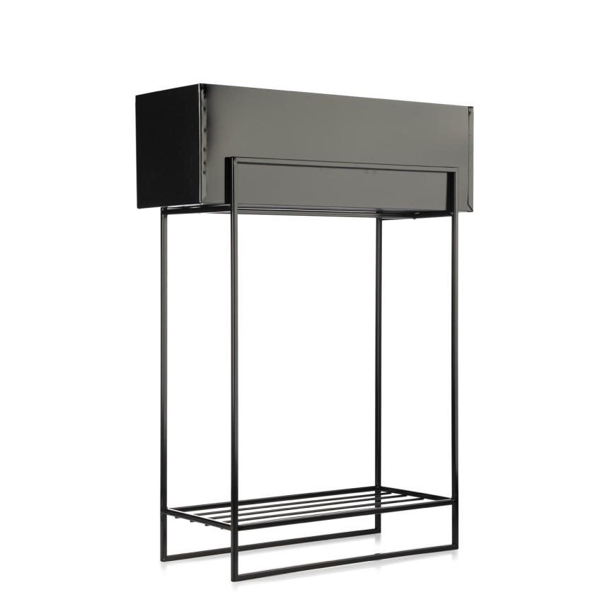 Soporte para flores 82x60 cm negro