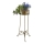 Soporte para flores 88x28 cm dorado