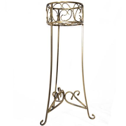 Soporte para flores 88x28 cm dorado