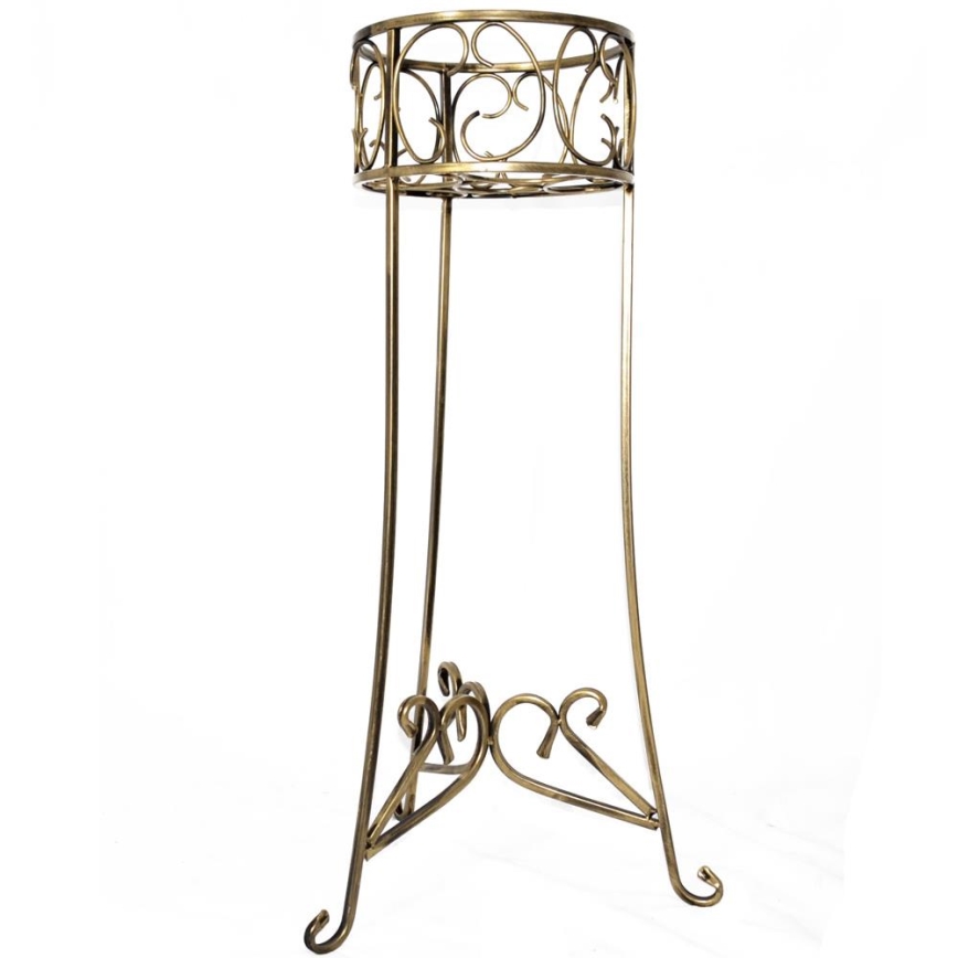 Soporte para flores 88x28 cm dorado