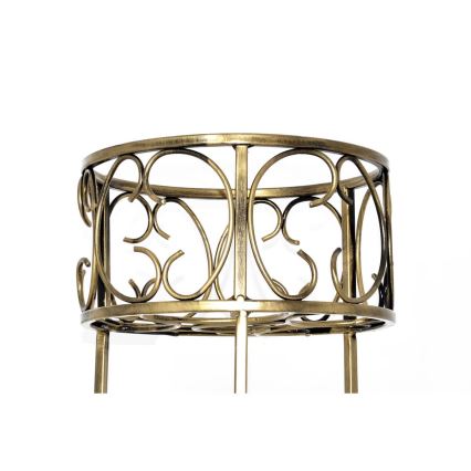 Soporte para flores 88x28 cm dorado