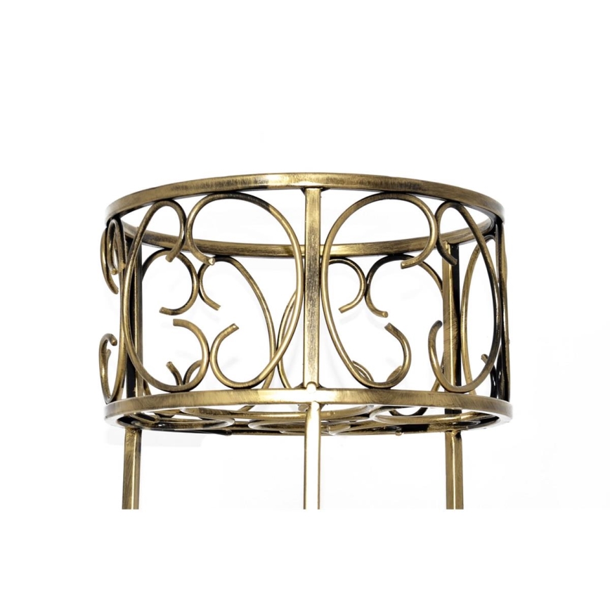 Soporte para flores 88x28 cm dorado