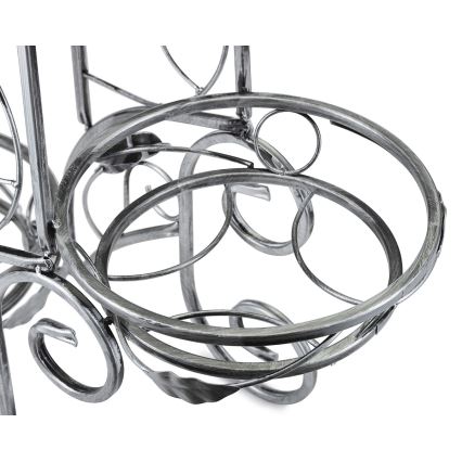 Soporte para flores 88x65 cm plata