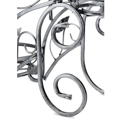 Soporte para flores 88x65 cm plata