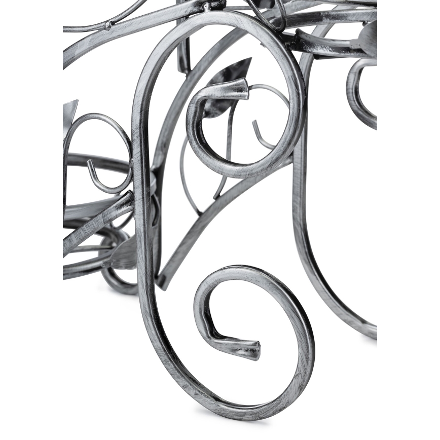 Soporte para flores 88x65 cm plata