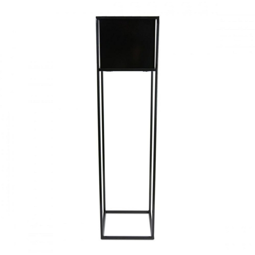 Soporte para flores 90x24 cm negro