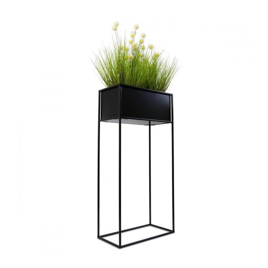 Soporte para flores 90x44 cm negro