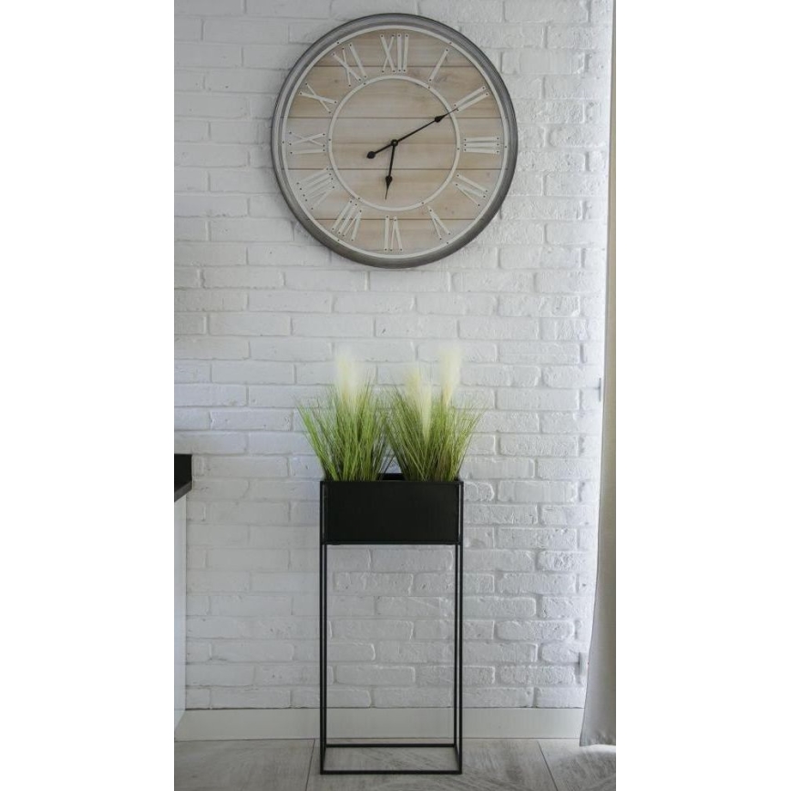 Soporte para flores 90x44 cm negro