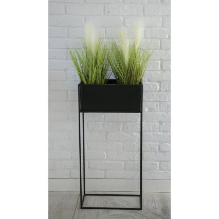 Soporte para flores 90x44 cm negro