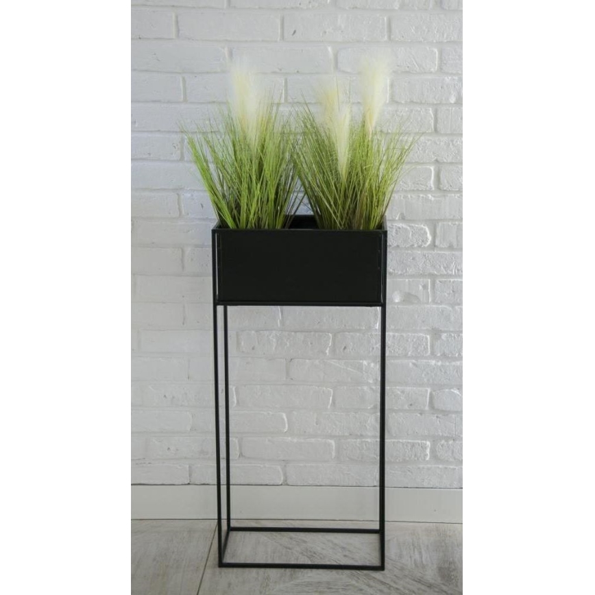 Soporte para flores 90x44 cm negro