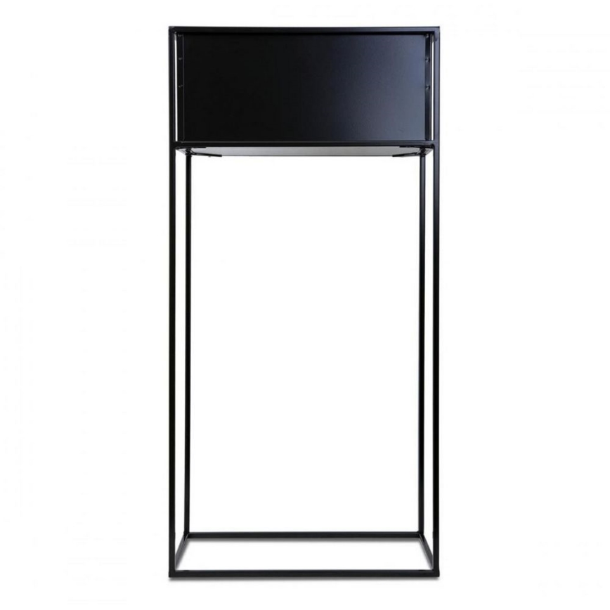 Soporte para flores 90x44 cm negro