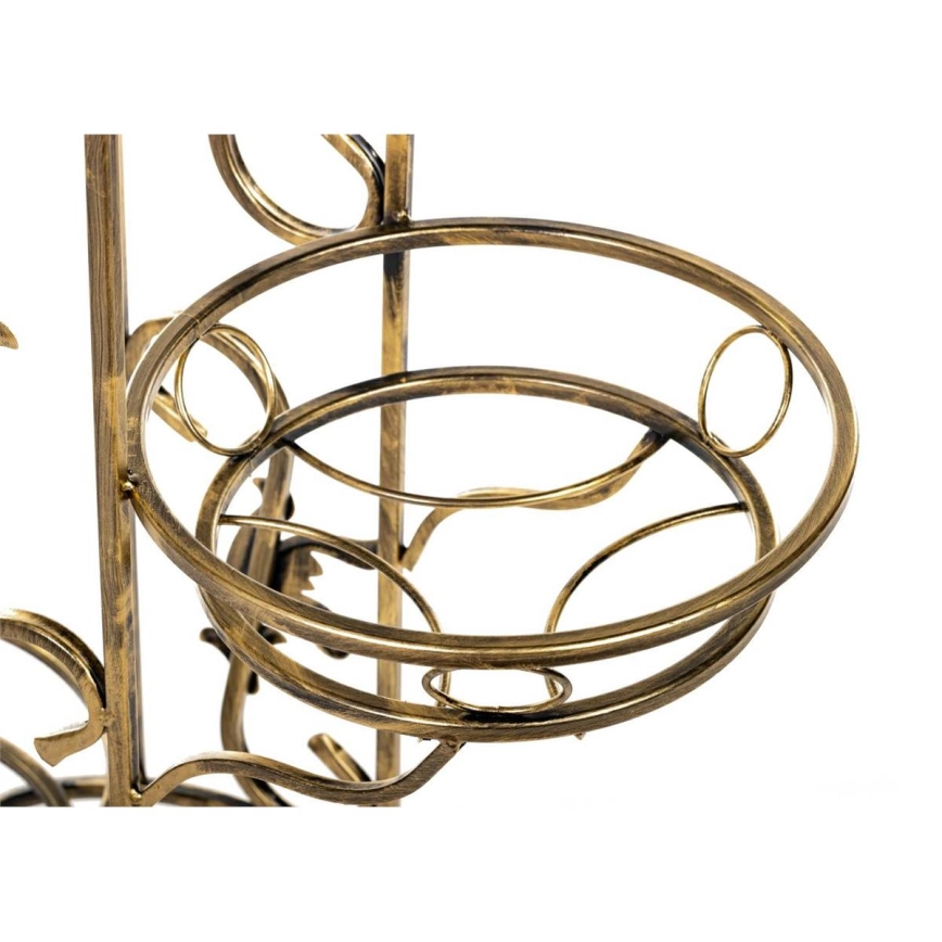 Soporte para flores 90x65 cm dorado