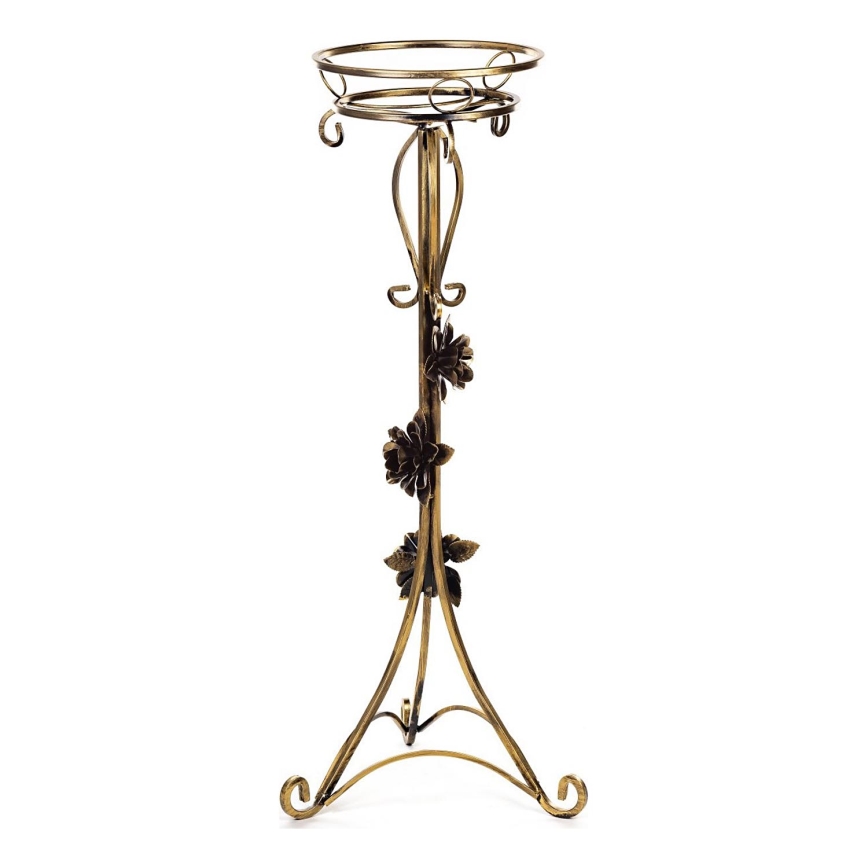 Soporte para flores 95x38 cm dorado
